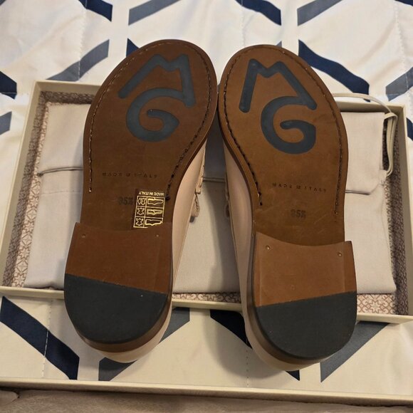 M. Gemi Mirabella Leather Loafers in Stone Size 35.5 BNIB - Picture 10 of 13